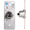 Picture of UHPPOTE Momentary Push to Exit Button Switch NO/COM Output Stainless Steel Panel for Access Control Hollow Door