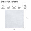 Picture of 5pcs Anti-Fog Wipes for Glasses,Anti-Fog Cloth Clean Lens Wiping Cloth, Nano Anti-Fog Microfiber Cloth, Can Also Be Used for Glass, Camera Lens,Laptop, LED TV Screen, Can Be Reused for 48 Hours