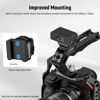 Picture of NEEWER Cold Shoe Mount Adapter Compatible with DJI Hollyland Rode Wireless Lavalier Microphone Receiver, Anti Drop Mic Accessories with Retractable Spring Pins, Metal Camera Cage Mount Adapter, UA030