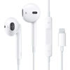 Picture of Earphones Headphones Wired in Ear Magnetic Earbuds with Mic & Volume Control, Active Noise Cancellation Compatible iPhone 7/8 Plus/12/11/Pro/Max/X/XS/XR/iPad/Pad/Air