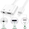 Picture of [2 Pack] 3.5 mm Headphone Adapter & iPhone Charger Aux Adapter, Dongle Adapter for iPhone 12/11/11 Pro/XR/XS Max/X/8/7, 2 in 1 Charging + Music, Earphone and Charger Adapter Support All iOS System