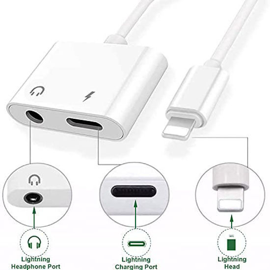 Iphone 11 charger discount and earphone adapter