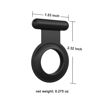 Picture of AirTag Holder with Safety Pin(2 Pack, Black), Hidden Wearable AirTag Case with Badge Brooch Clip for Clothes of Kids, Teens, Toddler. Compatible with Apple Air Tag GPS Tracker