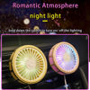 Picture of Car Fan,Electric Car Cooling Fans with LED Color Light Car Strong Wind Portable Fan for Car Vent 3 Speeds Car Cooling Fan with Clip 360°Rotation Vehicle Fan