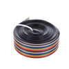 Picture of Eowpower 16.5Ft/5M 20Pin Rainbow Color Flat Ribbon Cable IDC Wire Cable