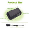 Picture of 5V 1A Power Supply Adapter, 5V 1A AC DC Adapter, AC 100-240V to DC 5V, 5.5X 2.5mm DC Plug, Input 110V-240V, Output 5V 1A 5W, with DC Female Connector for Camera Route Hub CCTV, etc