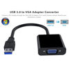 Picture of BOWONG USB 3.0 to VGA Adapter, USB 3.0/2.0 to VGA 1080P Adapter (Male to Female), Multi Monitor External Video Graphic Card Cable Converter for Windows 10/8.1/8/7/XP Built-in-Drivers