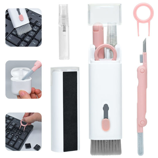 Picture of Laptop Screen Keyboard Cleaner Kit: 7-in-1 Electronic Cleaner Kit for Airpods Pro MacBook iPad iPhone iPod, 3 in 1 Airpod Cleaner Pen Multifunctional Cleaning Tool for Phone Computer Earbud Headphone