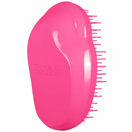 Picture of Tangle Teezer The Original Mini Detangling Brush, Dry and Wet Hair Brush Detangler for Traveling and Small Hands, Bubblegum Pink