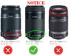 Picture of ET-63 Lens Hood Shade for Canon EF-S 55-250mm f/4-5.6 is STM(Not for is or is II),HUIPUXIANG 58mm Lens Hood