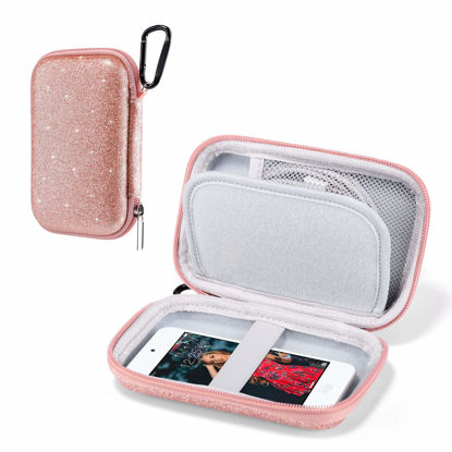 Picture of ULAK MP3 MP4 Player Case Bag Compatible with iPod Touch 7th/6th/5th Generation/Soulcker/Sandisk MP3 Player/G.G.Martinsen/Sony NW-A45 Fit for Earphones, USB Cable, Memory Cards, Glitter