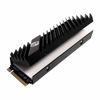 Picture of EZDIY-FAB M.2 SSD heatsink 2280, Double-Sided Heat Sink, High Performance SSD Radiator for PC / PS5 for PCIE NVME M.2 SSD or SATA M.2 SSD- Black