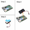 Picture of Enokay Raspberry Pi 2B 3B 3B+ 4B Model B B+ Dual Fan with Raspberry Pi Heatsink for Raspberry Pi 2B 3B 3B+ 4B