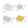 Picture of 60 PCS Raspberry Pi 4 Heatsink Kit with Thermal Conductive Adhesive Tape, Aluminum Heat Sink Cooler and Copper Heatsink for Raspberry Pi B B+ 2/3/4