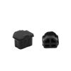 Picture of Fielect 20Pcs RJ11 Silicone Anti Dust Cover Plug Stopper RJ11 Protector Telephone Modular Port RJ11 Anti Dust Cap Cover Black