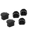 Picture of Fielect 20Pcs RJ11 Silicone Anti Dust Cover Plug Stopper RJ11 Protector Telephone Modular Port RJ11 Anti Dust Cap Cover Black