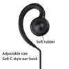 Picture of HYS 3.5mm Listen Only Earpiece Soft Ear Hook Law Enforcement Tactical Headset for Transceivers/Radio Shoulder Speaker Mics 3.5mm Audio Jacks