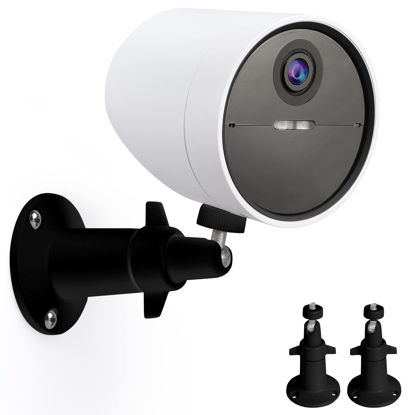 Picture of UYODM 2 Pack Wall Mount Holder for SimpliSafe Outdoor Security Camera, 360°Rotation Security Bracket with 1/4 Screw Thread, Camera Not Included (Black)