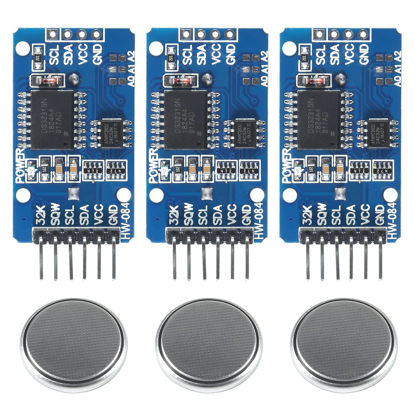 Picture of AITRIP 3PCS DS3231 Real Time Clock Module RTC Sensor High Precision AT24C32 IIC Timer Alarm Clock for Arduino Raspberry Pi