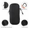 Picture of MP3 MP4 Player Case KINGTOP Durable Hard Shell Travel Carrying Case for MP3 MP4 Players,iPod Nano,iPod Shuffle,USB Cable,Earphones,Memory Cards,U Disk,Keys (L) (5.5x2.3x1.5inch)