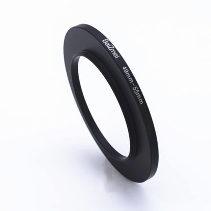 Picture of 49mm to 55mm Camera Filters Ring,Filters Ring Compatiable All Brands Ø49mm Lens to Ø55mm UV ND CPL Camera Filter.Made of CNC.