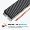 Picture of ORICO M.2 SSD Heatsink Cooler with Heat Pipe+ M2 Thermal Pad Thermal Conduction+Aluminium Cooling for PC / PS5 Single and Double-Sided 2280 NVME/NGFF M.2 SSD, Black-M2HS2