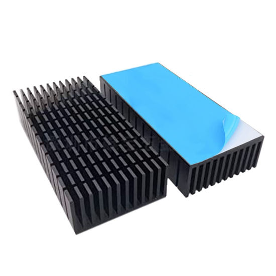 Picture of Easycargo 2pcs 40mm Heatsink Kit 100mmx40mmx20mm + 3M8810 Thermal Conductive Adhesive Tape, Cooling Aluminium Heat Sink