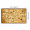 Picture of Pirate Treasure Map Backdrop Background Island Treasure Map Banner Nautical Wall Tapestry Hanging Decoration for Treasure Hunt Theme Party Birthday Party Photo Shooting Booth Props