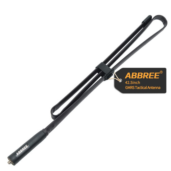 Picture of ABBREE GMRS Antenna 42.5-inch SMA Female CS Tactical Antenna for Baofeng and GMRS Radios