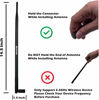 Picture of TECHTOO 9dBi Omni WiFi Antenna with RP-SMA Connector for Wireless Network Router/USB Adapter/PCI PCIe Cards/IP Camera/Wireless Range Extender(2-Pack)