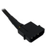 Picture of COMeap LP4 Molex Male to CPU 8 Pin (4+4) EPS-12V Power Adapter Converter Sleeved Cable 13-inch(33cm)