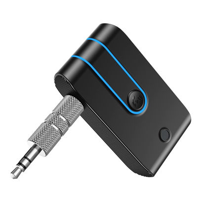 Picture of JXTZ Bluetooth Aux Adapter, Bluetooth 5.0 Aux Receiver for Car Home Stereo, Portable Wireless Bluetooth Music Receiver, 10 Hours Battery Life, Handsfree Calls, Dual Device Connection, Volume Control