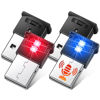 Picture of 4 Pcs Mini USB LED Light RGB Car LED Interior Lighting Music Sync USB Car Light DC 5V USB Smart Light Atmosphere Light Night Lamp, Laptop Keyboard Light Office Home, Adjustable Brightness, 8 Colors