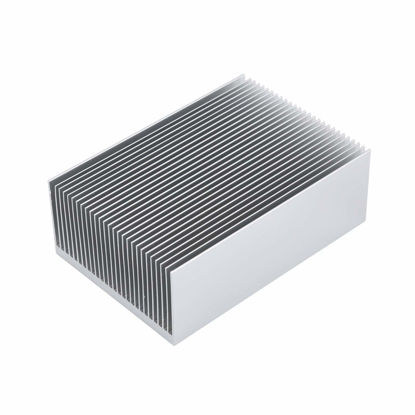 Picture of Awxlumv Large Aluminum Heatsink 3.94" x2.71" x 1.41" / 100 x 69 x 36mm Heat Sinks Cooling 27 Fin Radiator for IC Module, PC Computer, Led, PCB