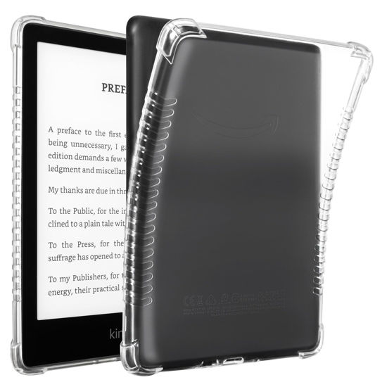 Picture of iDLEHANDS Clear Case for All-New Kindle Paperwhite 11th Gen 2021 & Signature Edition(6.8") -Ultra Clear Soft Flexible Transparent TPU Skin Bumper Back Cover Shell, Clear