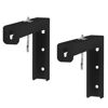 Picture of VIVO Universal Wall Hanging 6 inch Adjustable L-Bracket Mount Plate Kit for Projector Screen, Black, MOUNT-PS01B