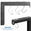 Picture of VIVO Universal Wall Hanging 6 inch Adjustable L-Bracket Mount Plate Kit for Projector Screen, Black, MOUNT-PS01B