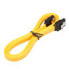 Picture of LINESO 2Pack 32in Long SATA Cable 6gb Straight with Locking Latch(Yellow)