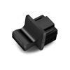 Picture of RJ45 Dust Cover Cap Ethernet Port Plugs Network Switch Port Protector for Fiber Optic Copper RJ45 Female Fiber Terminal Slot, Black Silicone, 20pcs