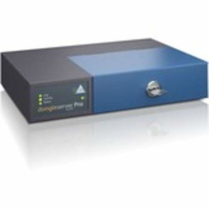 Picture of SEH dongleserver Pro Device Server - Twisted Pair - 1 x Network (RJ-45) - 8 x USB - 10/100/1000Base-T - Gigabit Ethernet - Rack-mountable, Desktop
