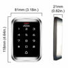 Picture of Visionis VIS-3000 Access Control Indoor + Outdoor Rated IP68 Metal Digital Touch Keypad + Reader Standalone with Mini Controller + Wiegand 26, Wide Design, No Software, EM Cards, 1000 Users