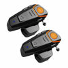 Picture of Yaconob BT-S2NS Motorcycle Bluetooth intercom, Snowmobile Helmet Bluetooth Headset, 1000m Helmet Bluetooth Communication System, Connect up to Three People, Two People Talk at The Same time (2 Pack)