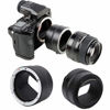 Picture of Qiilu Auto Focus Macro Extension Tube for Fuji GFX50R/S DG-GFX 45MM Extension Tube