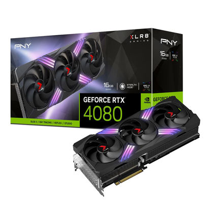 Picture of PNY GeForce RTX™ 4080 16GB XLR8 Gaming VERTO EPIC-X RGB™ Triple Fan Graphics Card DLSS 3