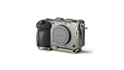 Picture of Tilta Full Camera Cage Compatible with Sony FX3/FX30 V2 | Mount Accessories | Cable CLAMP | Modular Design | ARCA Ready | TA-T16-FCC (Titanium Gray)