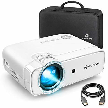 Picture of VANKYO Leisure 430 (2020 Upgraded ) Projector, Mini Video Projector with 50,000 Hours LED Lamp Life, 236" Display, Support 1080P, HiFi Built-in Speaker, Compatible with HDMI, SD, AV, VGA, USB