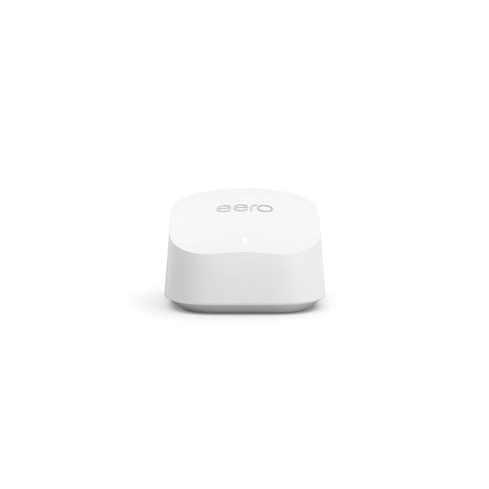 Picture of Amazon eero 6+ mesh Wi-Fi router | Fast and reliable gigabit speeds | connect 75+ devices | Coverage up to 1,500 sq. ft. | 2022 release