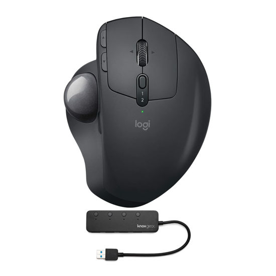 Picture of Logitech MX ERGO Plus Advanced Wireless Trackball Bundle with 4-Port 3.0 USB (2 Items)