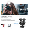 Picture of NEEWER Camera Hot Shoe Mount Adapter with Triple Cold Shoe Mounts for Mic LED Video Light Field Monitor, Aluminum Alloy Shoe Mount Compatible with Canon Nikon Sony DSLR Camera Camcorder