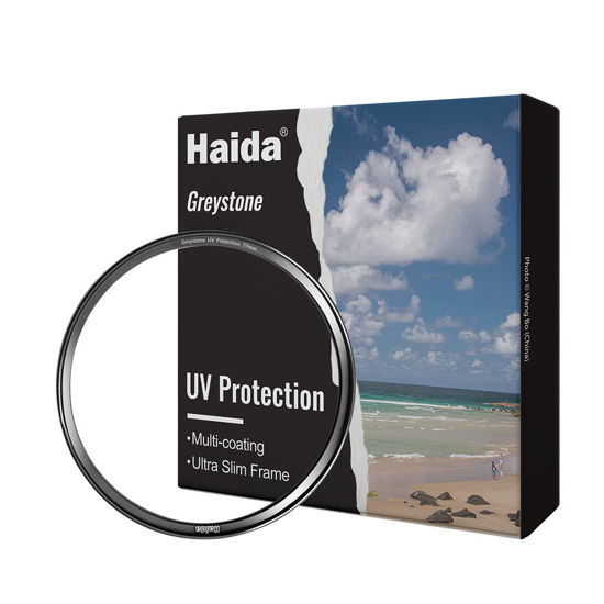 Picture of Haida Greystone UV Clear Protective Filter Multi-Coated Ultraviolet Ultra Slim HD Waterproof Scratch Resistant Filter（52MM）